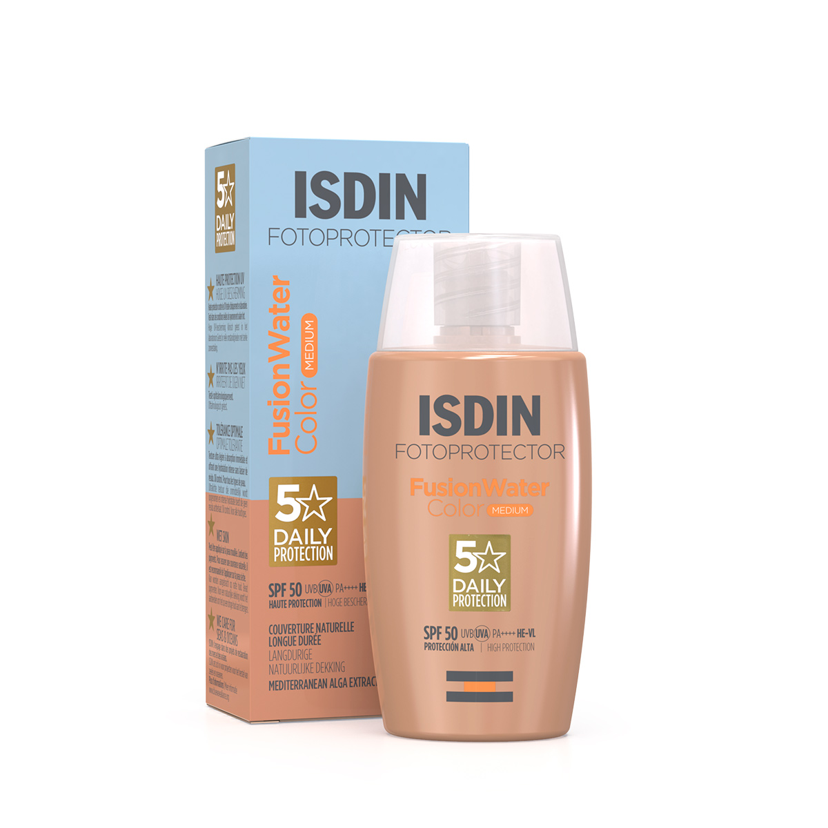 ISDIN Fotoprotector Fusion Water Color Medium Spf50+ 50ml