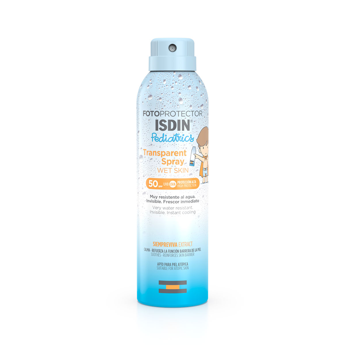 ISDIN Fotoprotector Pediatrics Transparent Spray Wet Skin Spf50+ 250ml