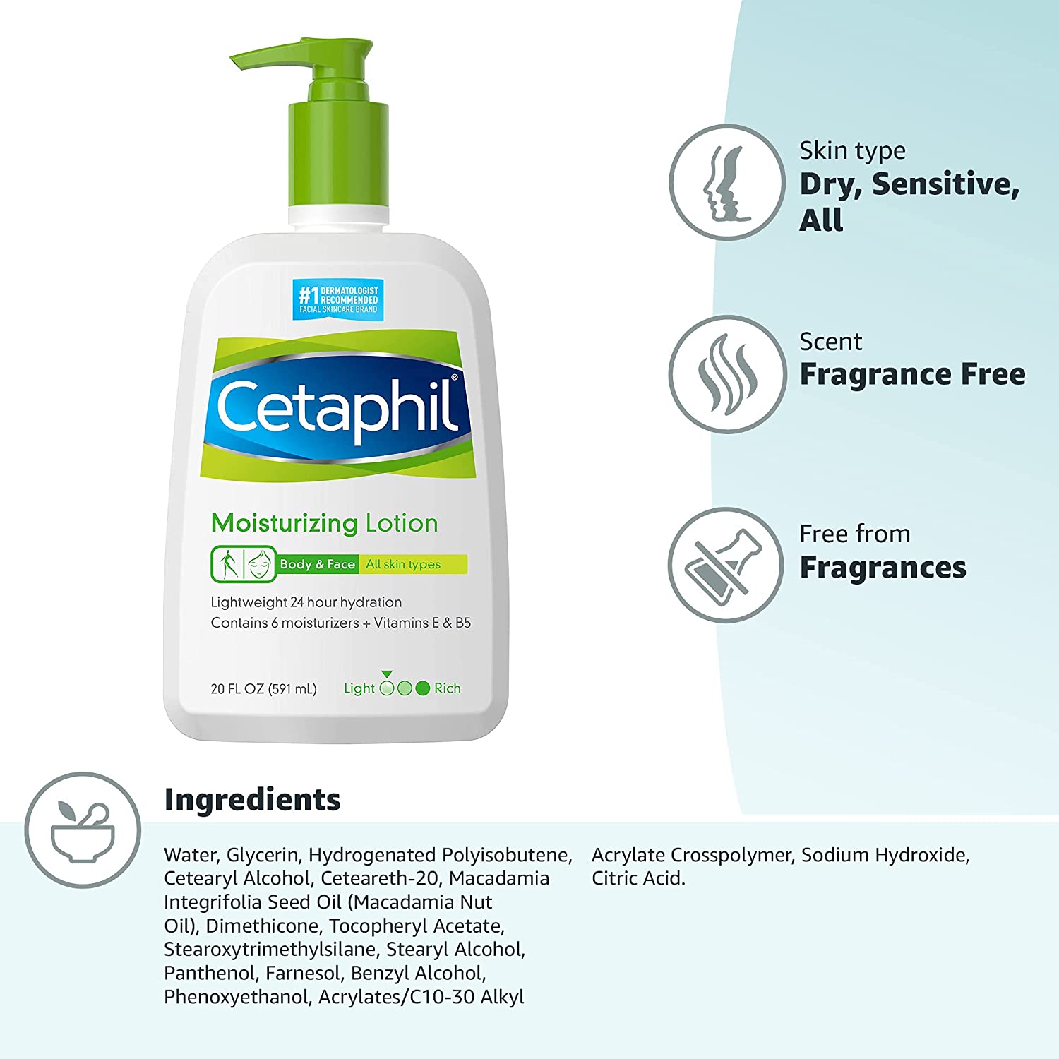 CETAPHIL lotion hydratante | 500 ml