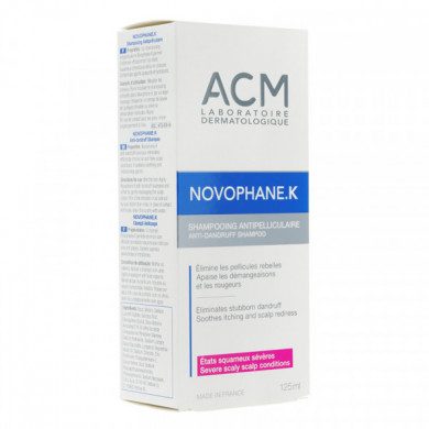 ACM NOVOPHANE K SHAMPOING ANTIPELLICULAIRE SQUAMES SEVERES 125ML