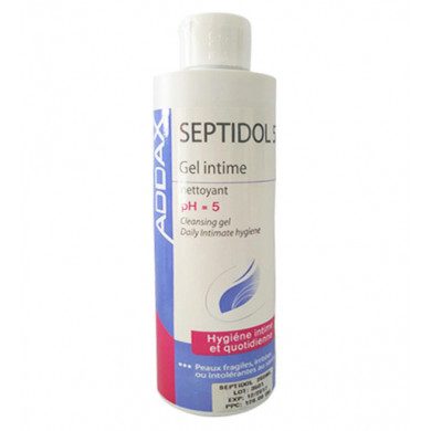 ADDAX SEPTIDOL PH 5 GEL INTIME NETTOYANT 250 ML