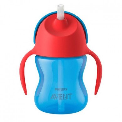 AVENT TASSES A PAILLE 200 ML / 7OZ 9M+ BLEU