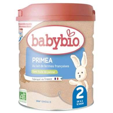 BABYBIO PRIMEA 2 DE 6 A 12 MOIS