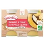 BABYBIO PETIT POT POMME BANANE 2*130G