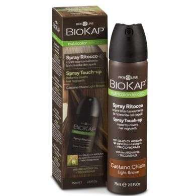 BIOKAP NUTRICOLOR SPRAY RETOUCHE CHATAIN CLAIRE 75 ML