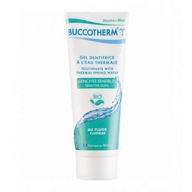 BUCCOTHERM GEL DENTIFRICE GENCIVES SENSIBLES BIO AVEC FLUOR 75 ML
