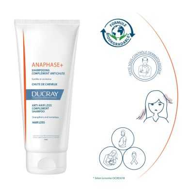 DUCRAY ANAPHASE + SHAMPOING COMPLEMENT ANTI CHUTE 200 ML