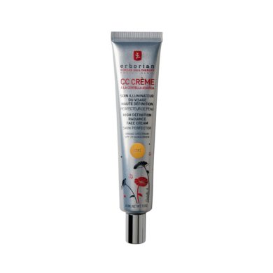 ERBORIAN CC CREAME A LA CENTELLA DORE SOIN ILLUMINATEUR VISAGE SPF 25 45 ML