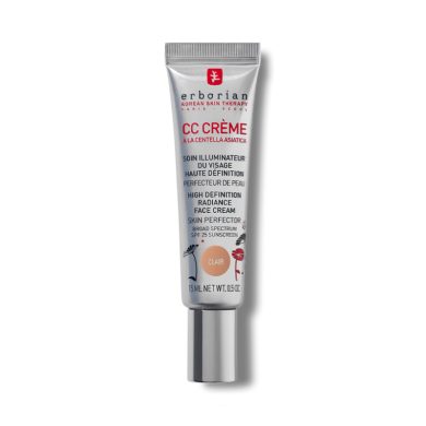 ERBORIAN CC CREAME A LA CENTELLA CLAIR SOIN ILLUMINATEUR VISAGE SPF 25 15 ML