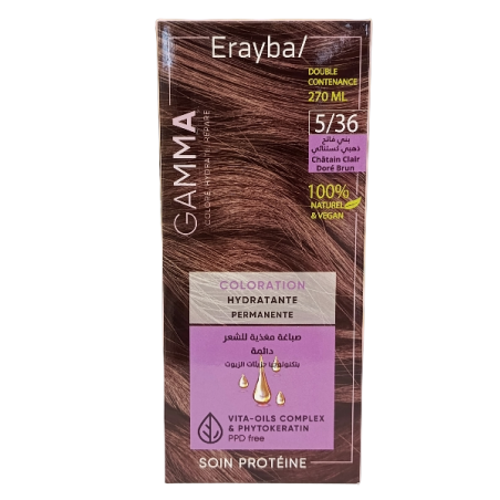 ERAYBA GAMMA NEXT CHATAIN CLAIR DORE BRUN 5/36 100ML